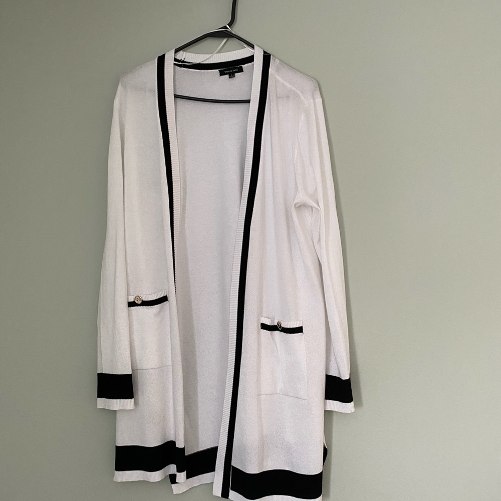 White tunic cardigan - Verve Ami